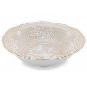 Ginori Oriente Italiano Meringa Large Round Statement Bowl - 13.75"